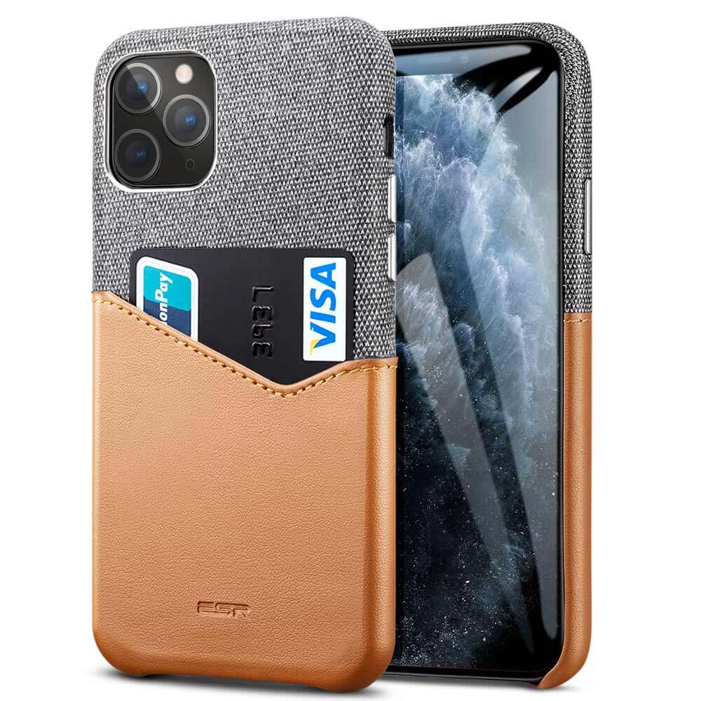 ESR iPhone 11 Pro Metro Wallet Case Brown