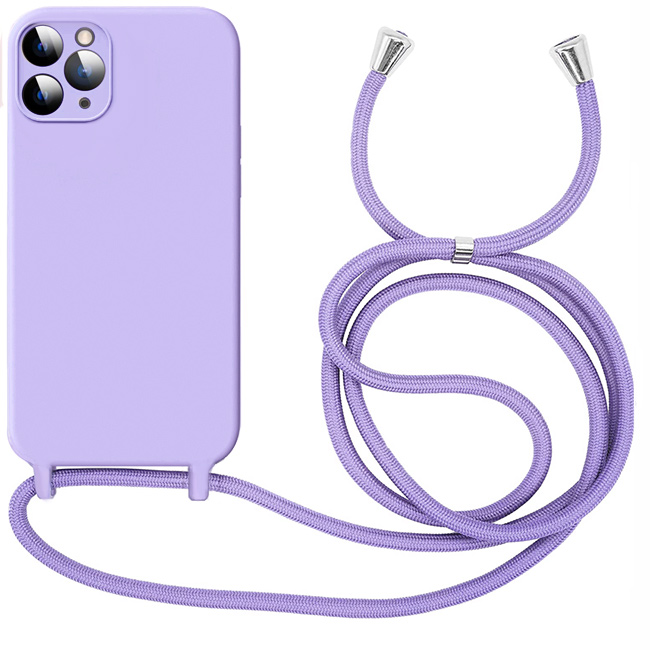 Θήκη Orso Cloud Κορδόνι Violet iPhone 11 Pro Max