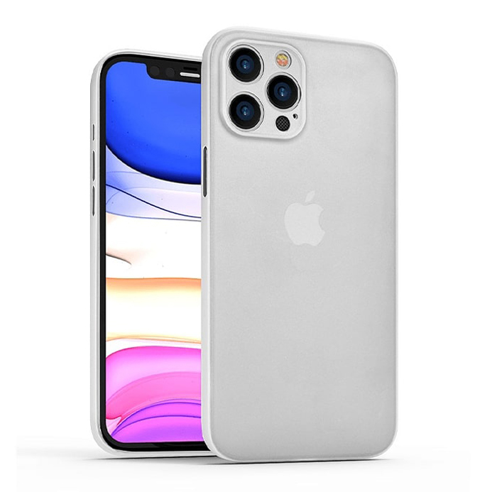 WiWU iPhone 12 Pro Max Slim Skin Nano Case Clear White