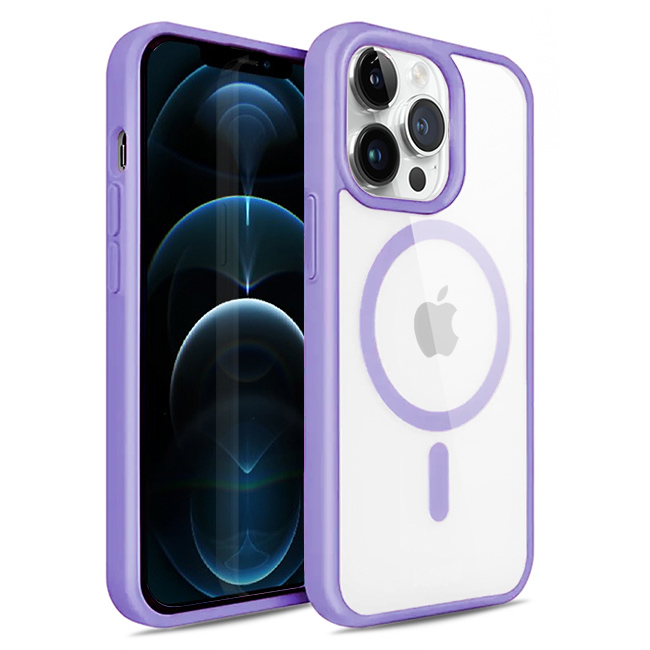 OEM iPhone 12/12 Pro MagSafe Case Clear Violet