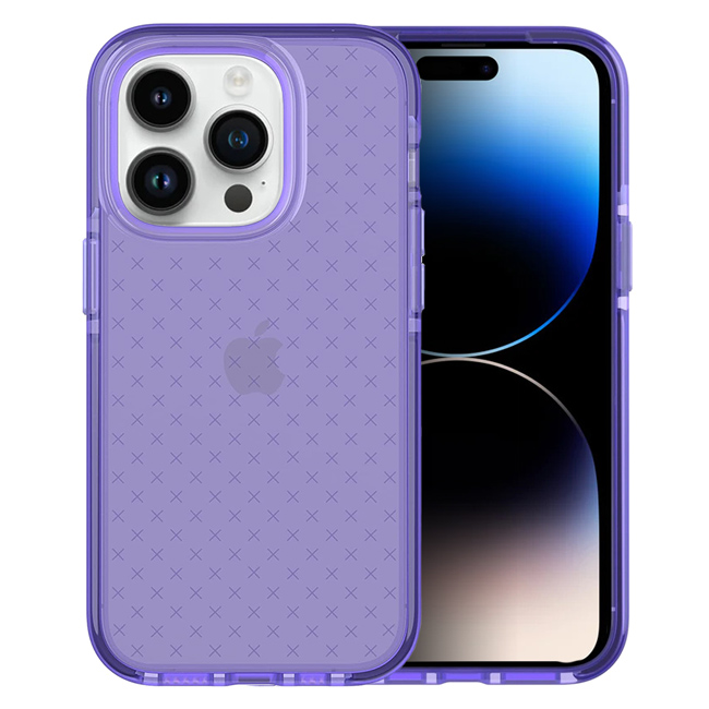 Orso iPhone 14 Pro Evo Check Violet Case