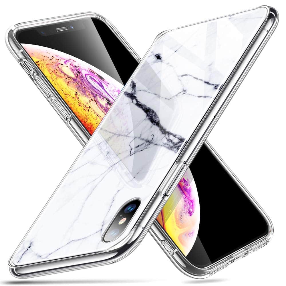 ESR iPhone X/Xs Mimic Marble White Sierra (4894240063545)