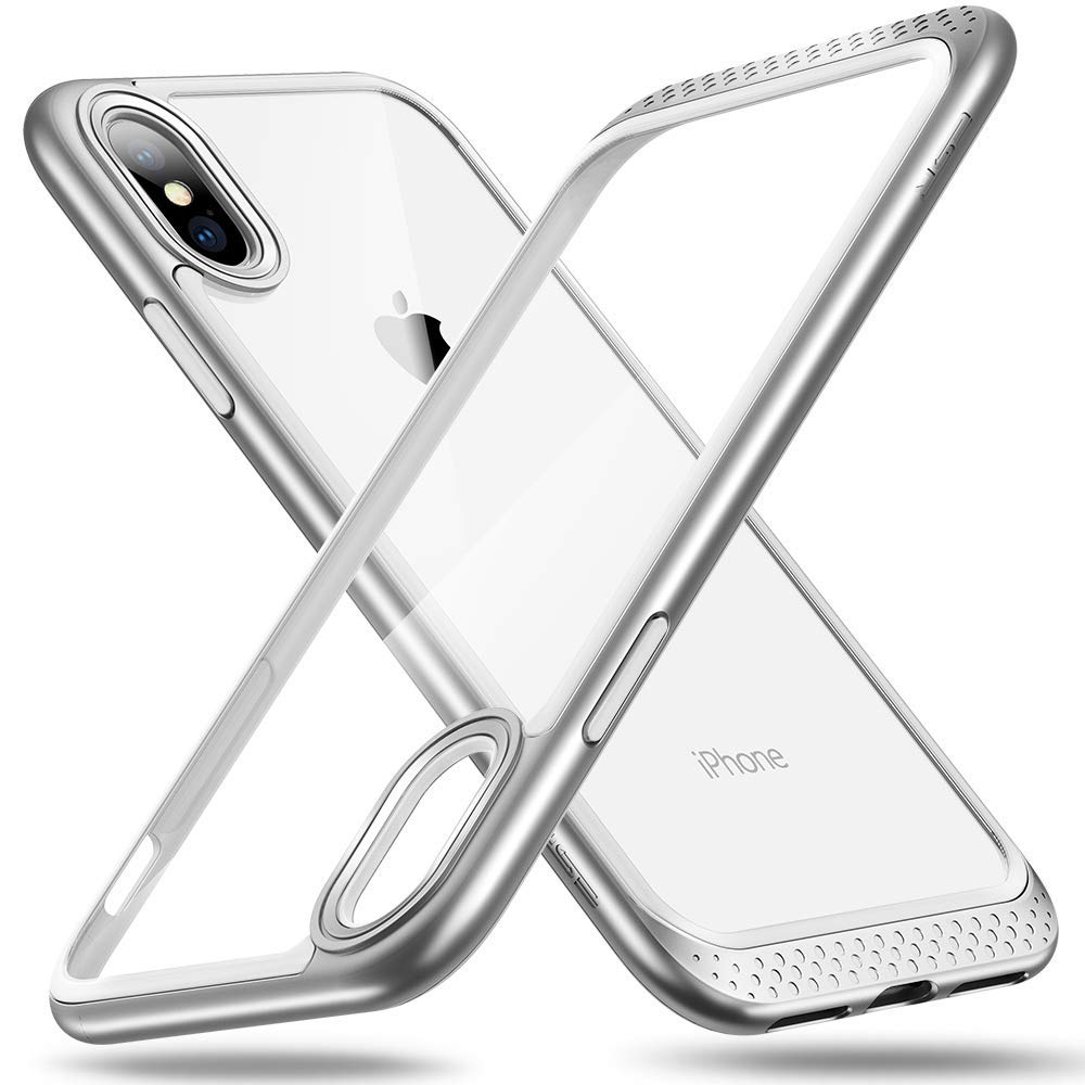 ESR iPhone Xs Max Heavy Duty Armor Silver (4894240071427)