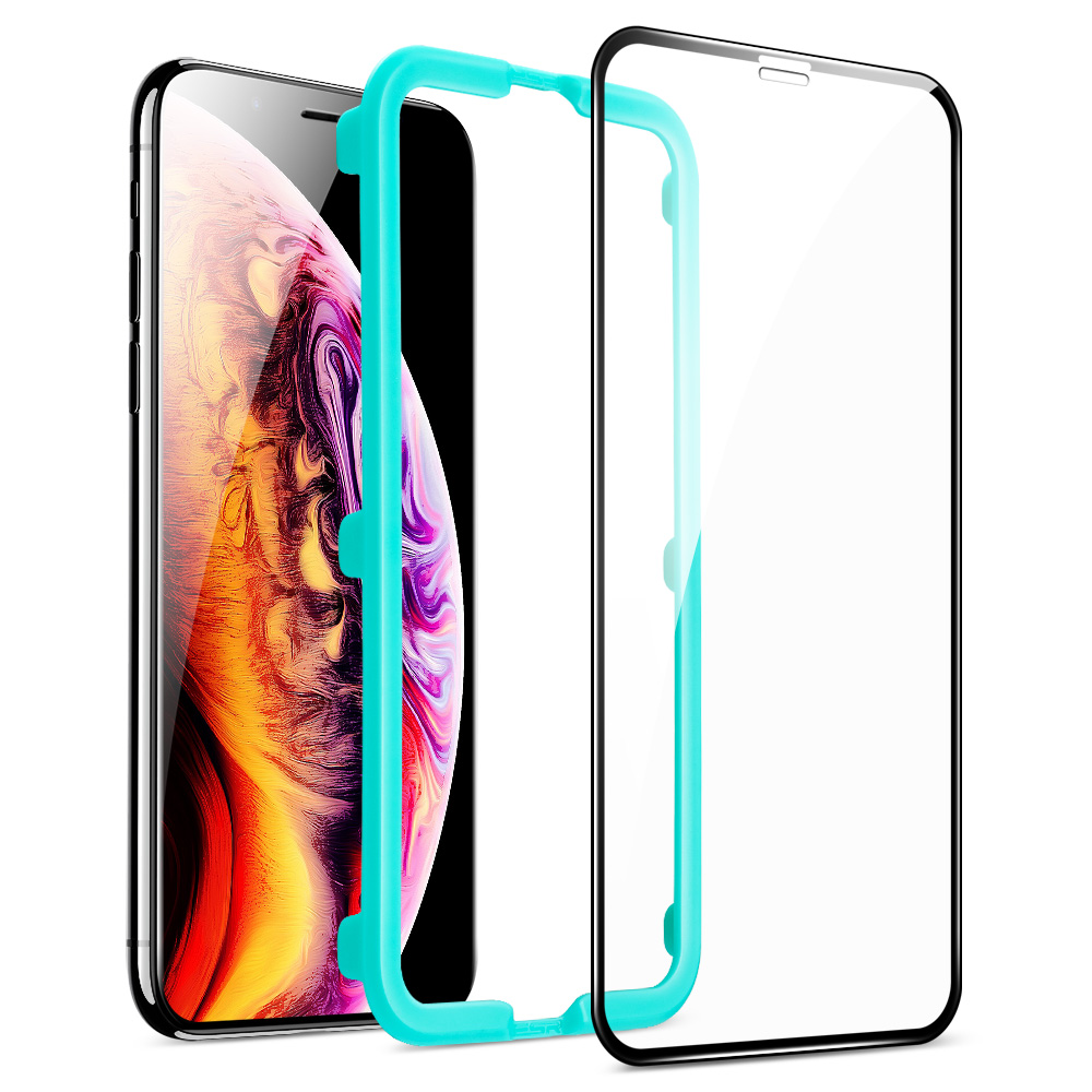 ESR Premium Quality Full Cover Tempered Glass iPhone 11 Pro Max (With Easy Installation Frame)