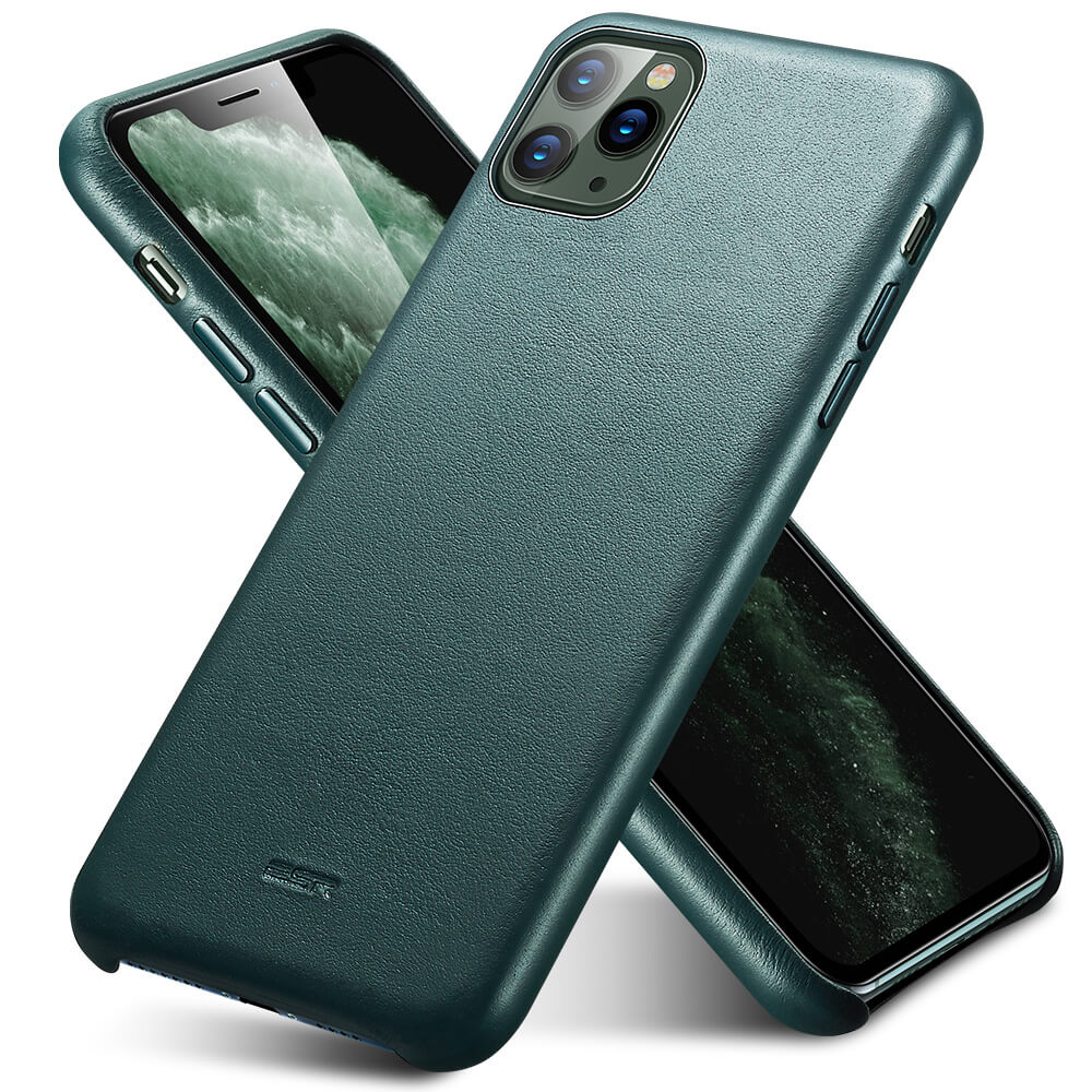 ESR iPhone 11 Pro Oxford Leather Pine Green (4894240091661)