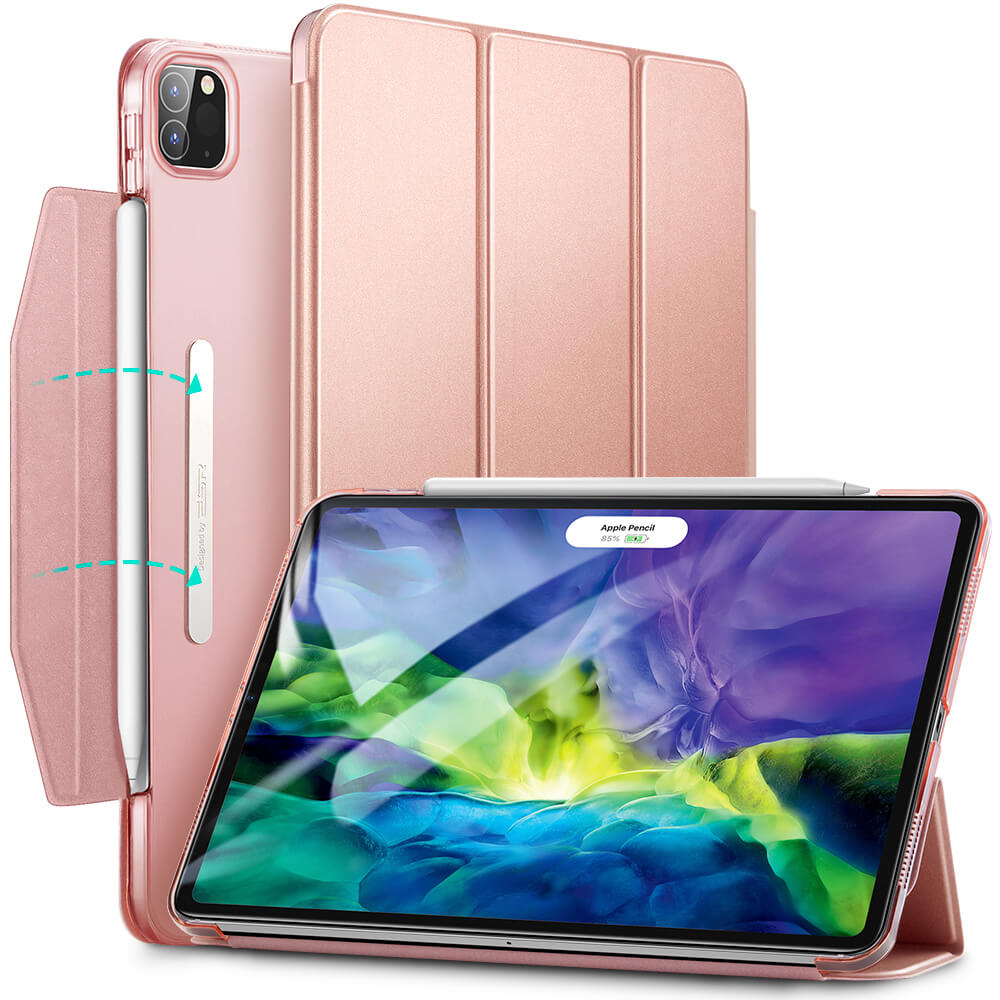 ESR Yippee Trifold with Clasp Rose Gold iPad Pro 11 2018/2020