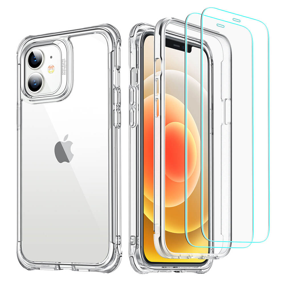 ESR iPhone 12 mini Alliance 360 Case with 2 Tempered Glasses Clear (4894240121672)