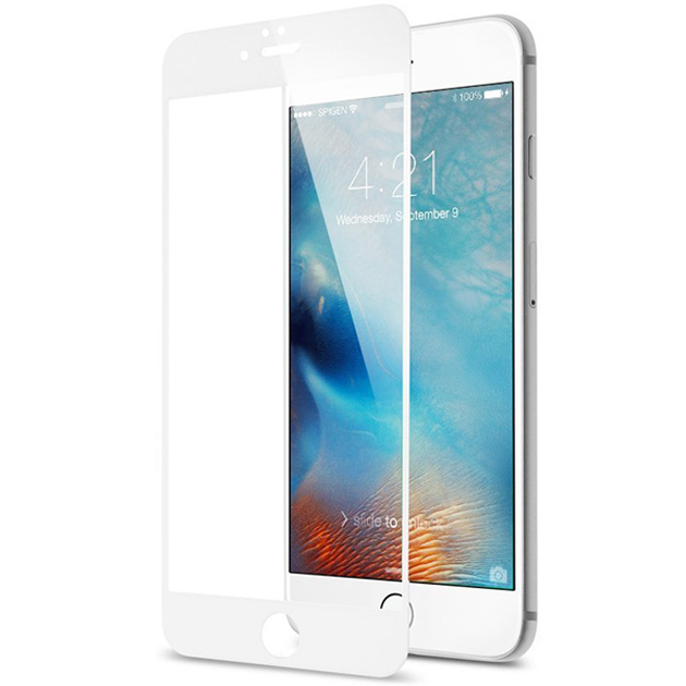 21D Full Glue White Tempered Glass iPhone 6/6s/7/8