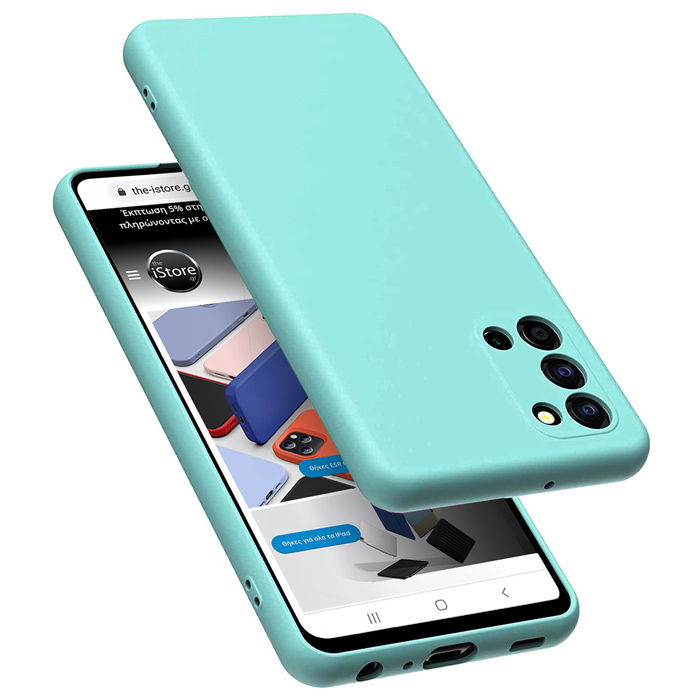 Rubber Silk Case Mint Samsung Galaxy A03s