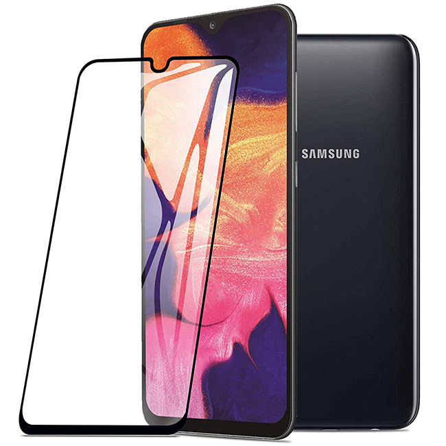 Tempered Glass Full Glue 5D Samsung Galaxy A10s Μαύρο