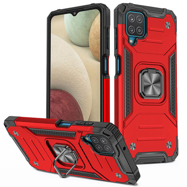 Armor Ringstand Case Red Samsung Galaxy M33 5G