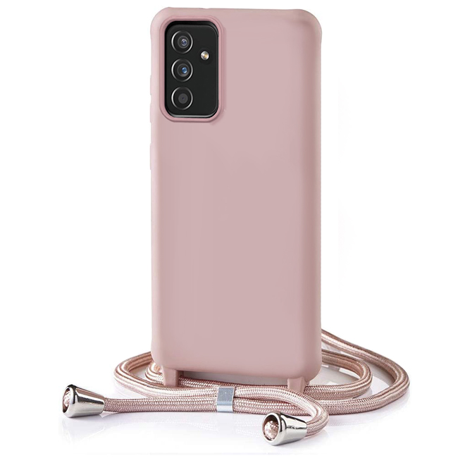 Θήκη Orso Soft TPU Κορδόνι Dusty Rose Samsung Galaxy A04s / A13 5G