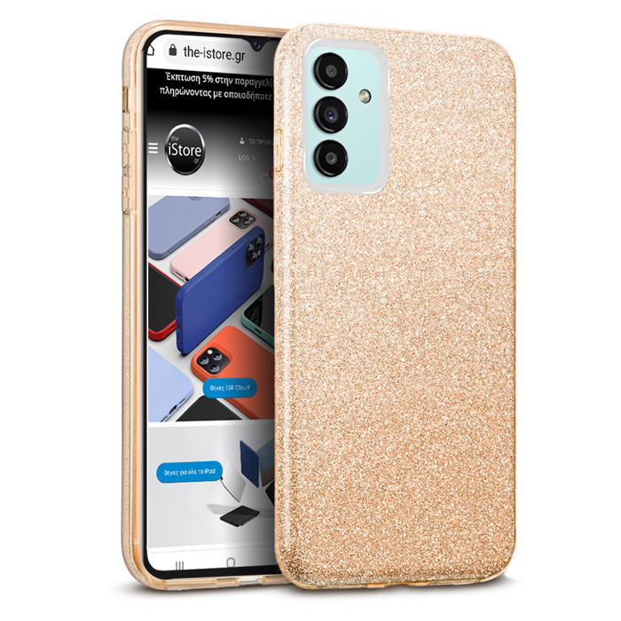 Hybrid Strass Gold Case Samsung Galaxy A13 5G