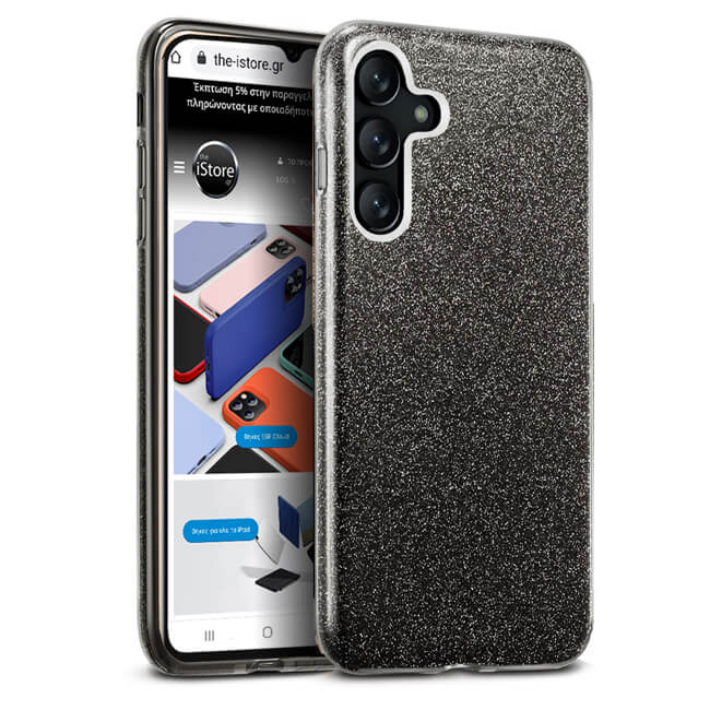 Hybrid Strass Black Case Samsung Galaxy A14 4G/5G