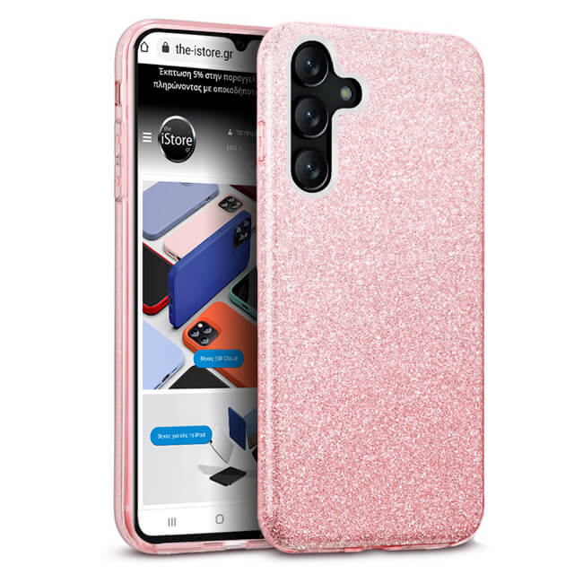 Hybrid Strass Pink Case Samsung Galaxy A14 4G/5G