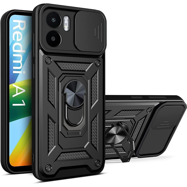 Combo Kickstand Slide Camera Case Black Xiaomi Redmi A1