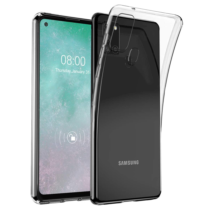 Ultra Thin Silicone Case Διάφανη Samsung Galaxy A21s