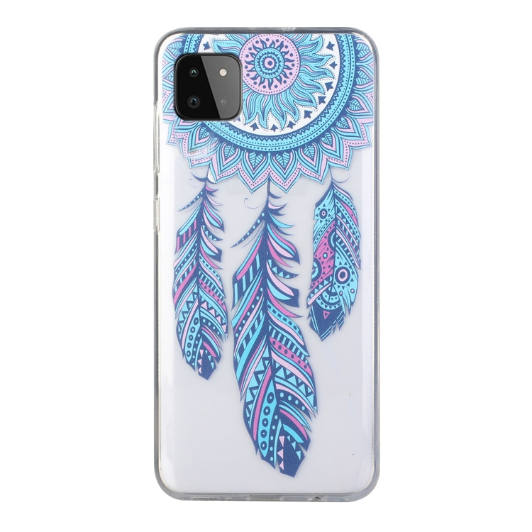 Dreamcatcher Blue Silicone Clear Case Samsung Galaxy A22 5G