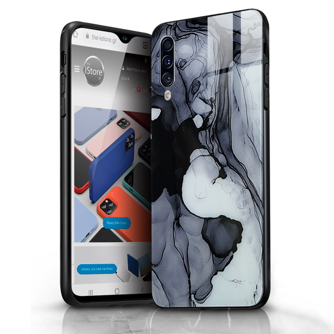 Glossy Marble Smoke Case Samsung Galaxy A30s/A50/A50s