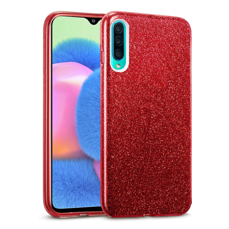 Hybrid Strass Full Red Case Galaxy A30s