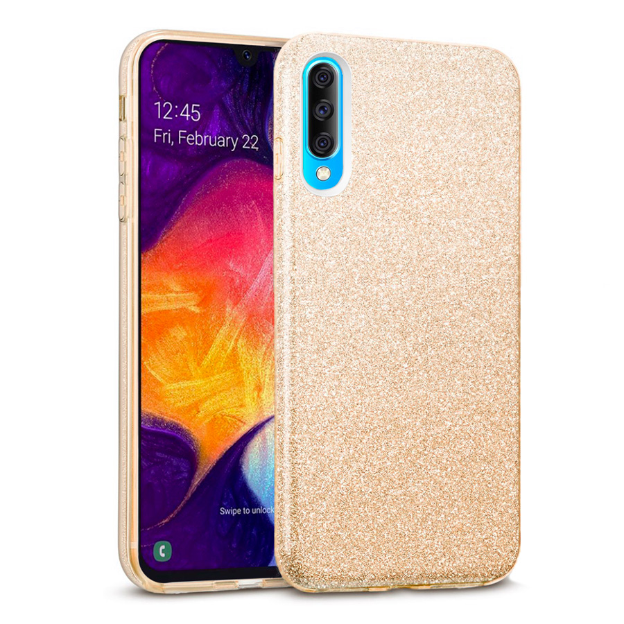 Hybrid Strass Full Gold Case Galaxy A50