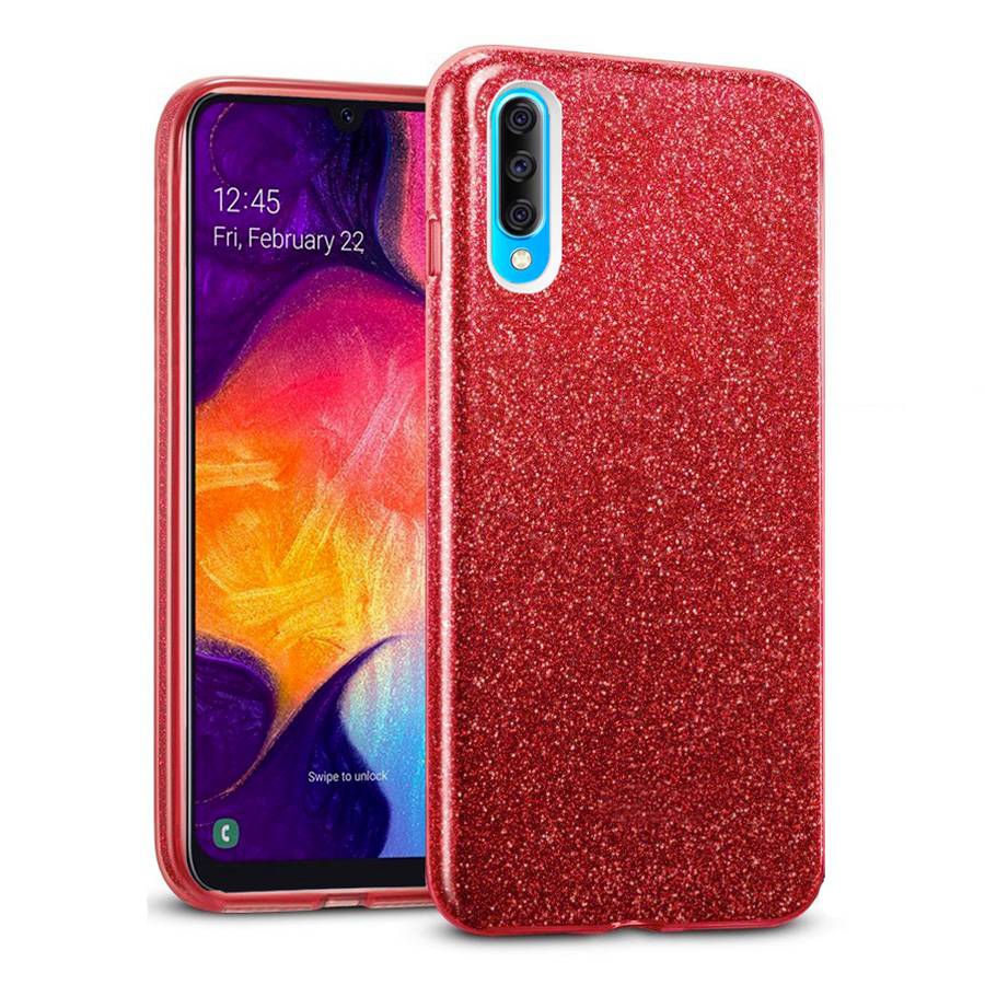 Hybrid Strass Full Red Case Galaxy A50