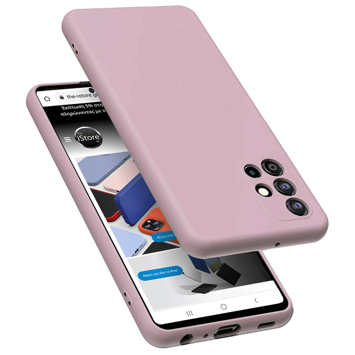 Rubber Silk Case Lavender Samsung Galaxy A51