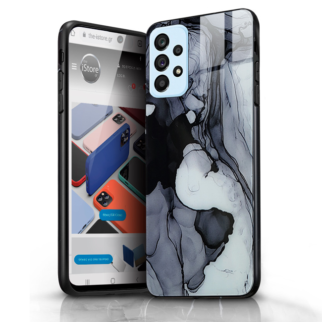 Glossy Marble Smoke Case Samsung Galaxy A53 5G