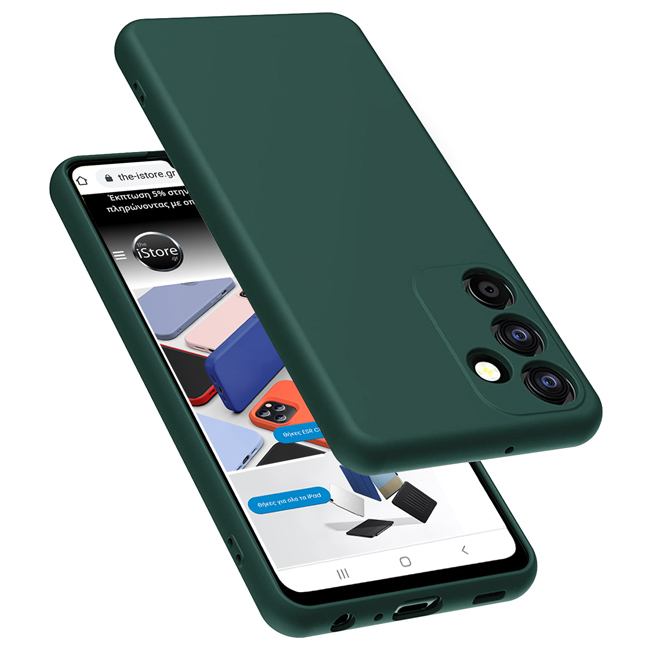 Θήκη Rubber Silk Green Samsung Galaxy A14 4G/5G