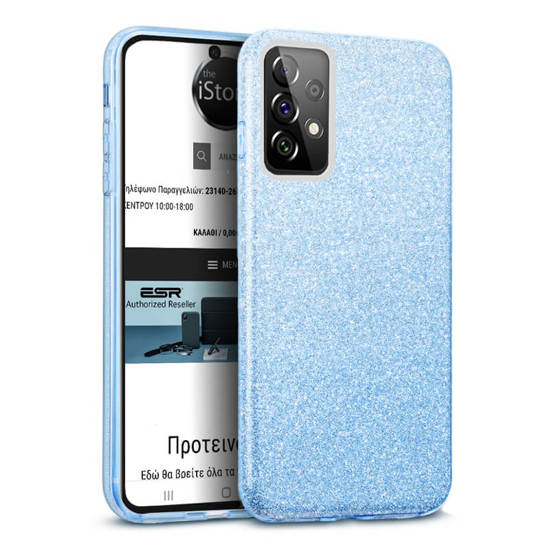 Hybrid Strass Blue Case Samsung Galaxy A53 5G