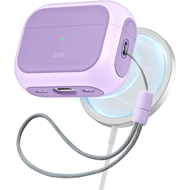 ESR AirPods Pro Orbit Hybrid Case Lavender (MagSafe Compatible)