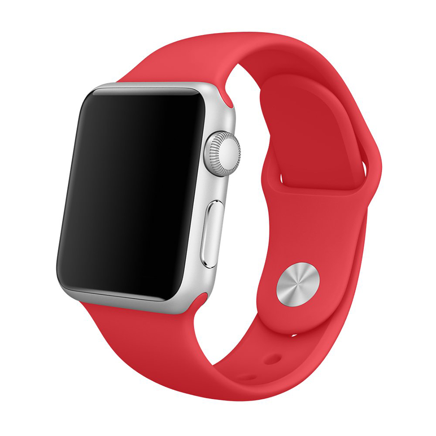 Κόκκινο Silicone Λουράκι Apple Watch 42/44/45/49mm