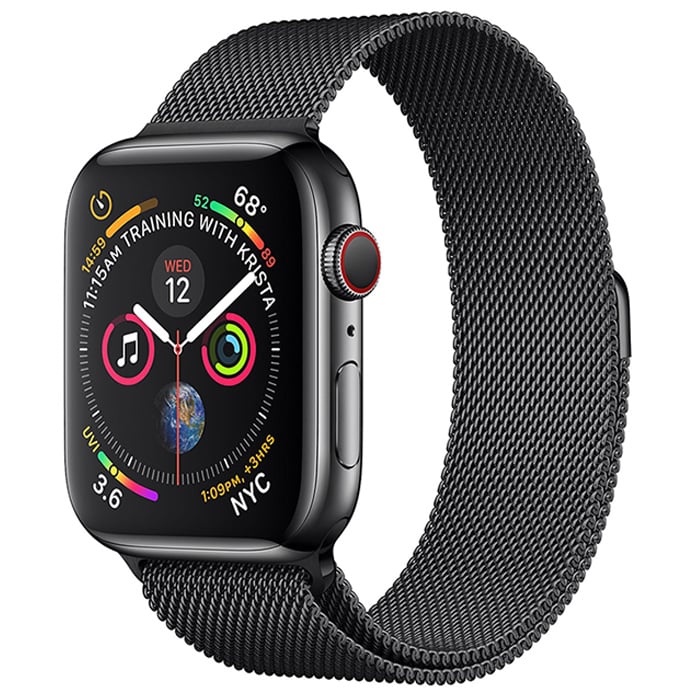 Milanese Loop Black για Apple Watch 42/44/45/49mm