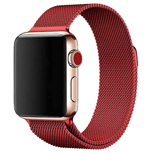 Milanese Loop Red για Apple Watch 38/40/41mm