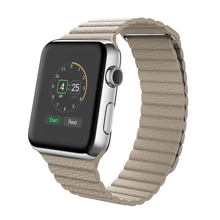 PU Magnetic Loop Grey για Apple Watch 42/44/45/49mm