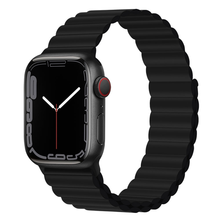 Silicone Magnetic Loop Black για Apple Watch 38/40/41mm