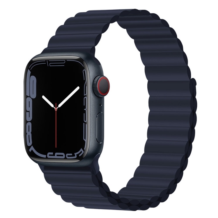 Silicone Magnetic Loop Dark Blue για Apple Watch 42/44/45/49mm