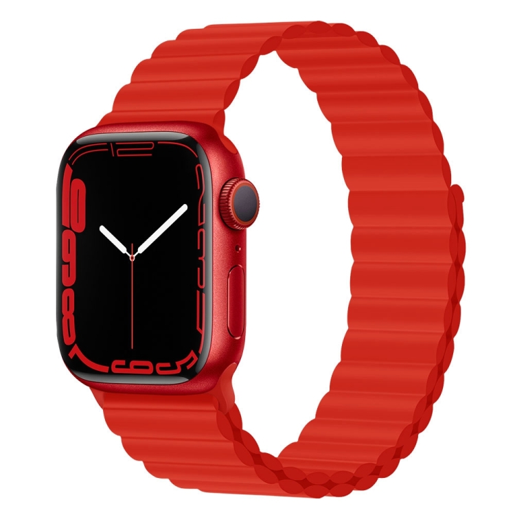 Silicone Magnetic Loop Red για Apple Watch 38/40/41mm