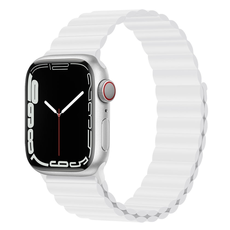 Silicone Magnetic Loop White για Apple Watch 38/40/41mm