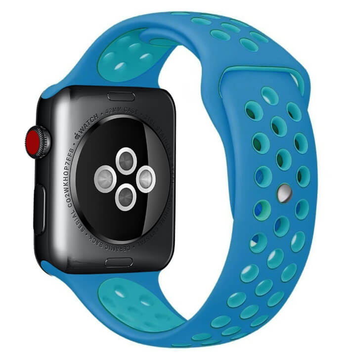 OEM Alaskan Blue Sport Silicone Λουράκι Apple Watch 42/44/45/49mm