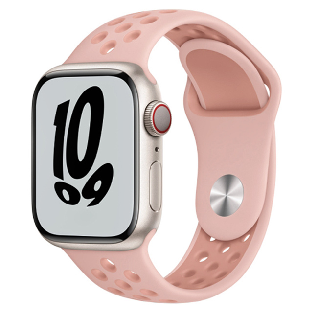 OEM Whisper Rose Sport Silicone Λουράκι Apple Watch 42/44/45/49mm