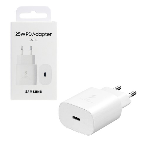 Φορτιστής Samsung USB-C 25W EP-TA800EWE Λευκό (Retail)