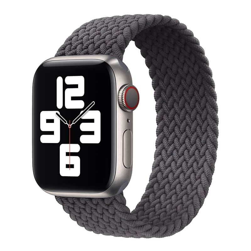 Hera Braided Grey Λουράκι για Apple Watch 42/44/45/49mm (Size: M)