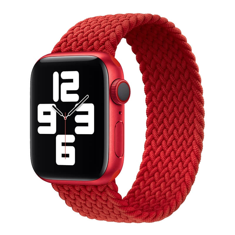 Hera Braided Red Λουράκι για Apple Watch 38/40/41mm (Size: S)