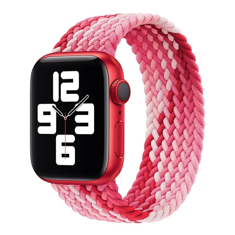 Hera Braided Weaving Pink Λουράκι για Apple Watch 38/40/41mm (Size: S)