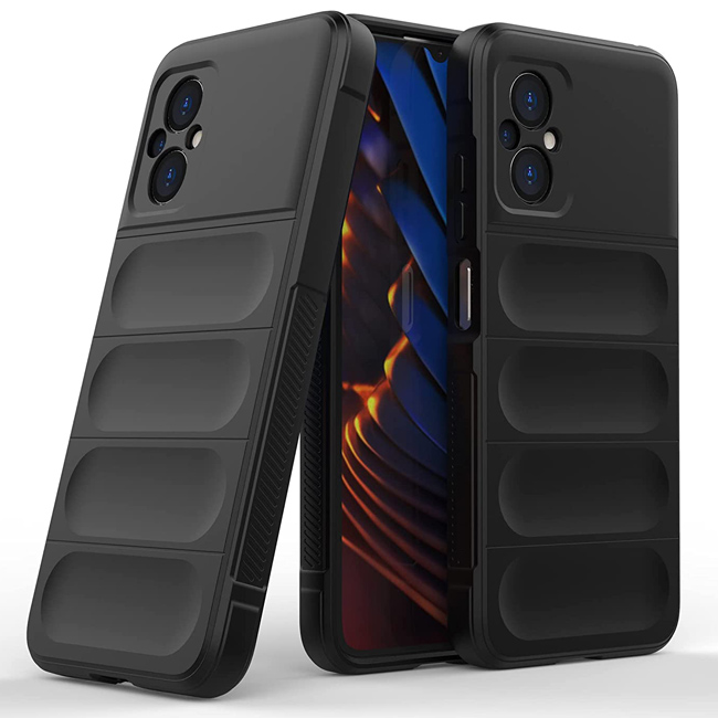 Magic Shield Case Black Xiaomi Poco M4 5G