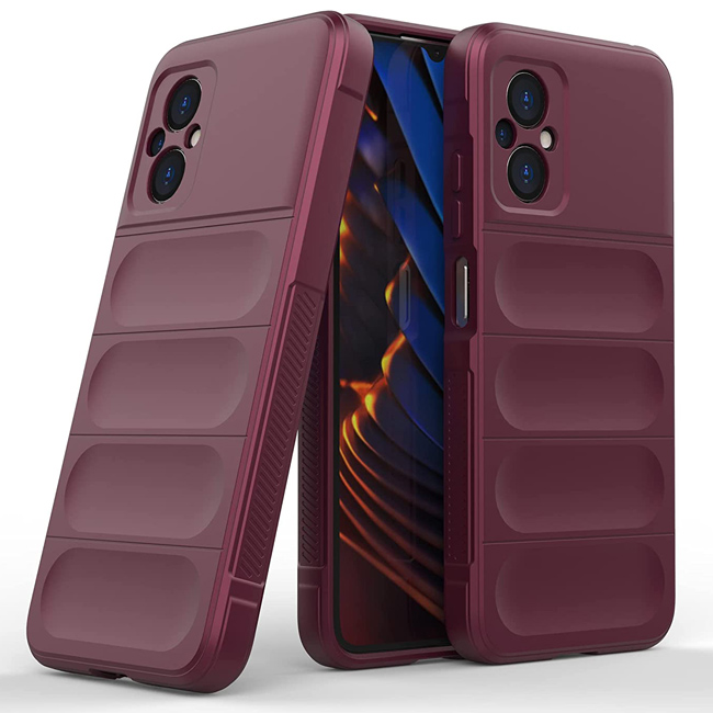 Magic Shield Case Wine Xiaomi Poco M4 5G / Poco M5