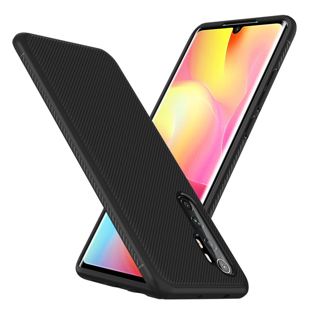 LENUO Twill Texture Black Case Xiaomi Mi Note 10 Lite