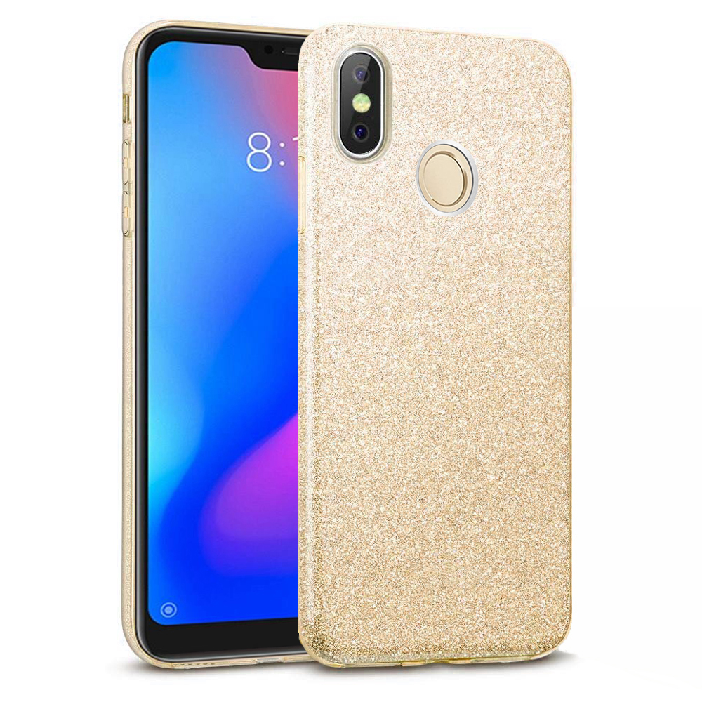 Hybrid Strass Gold Case Xiaomi Mi A2 Lite