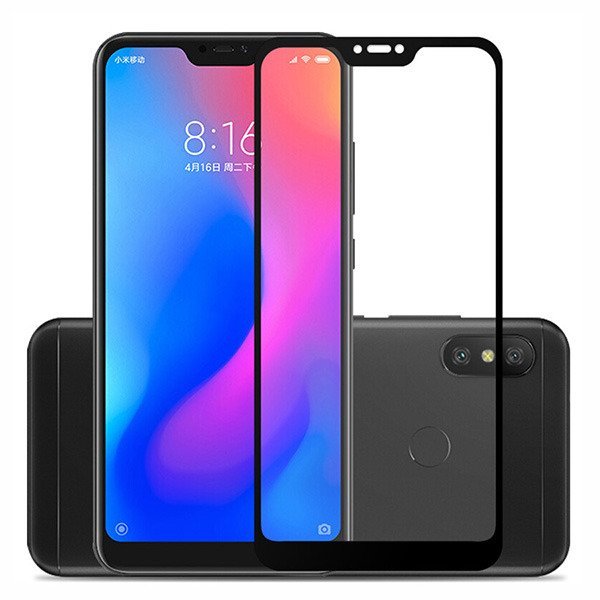 Tempered Glass Full Glue 5D Xiaomi Mi A2 Lite Μαύρο